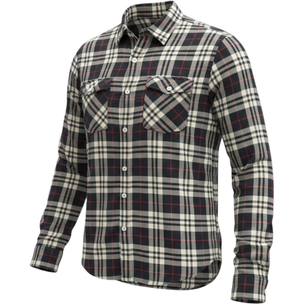 J.Crew Shirt Mens Large Navy Blue Plaid 100% Cotton Tailored Fit Flannel